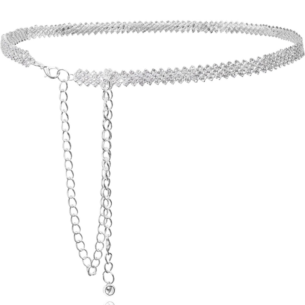 NWT Lovful Bling Rhinestone Belt- waist size 30-39